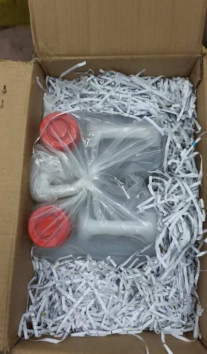 arrival picture of sample material package for pervaporation dehydration