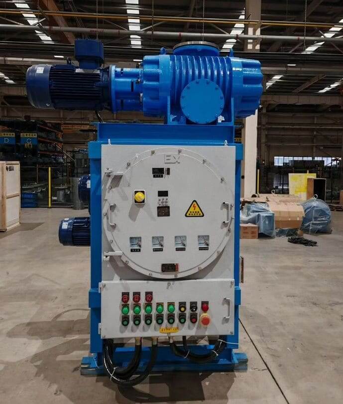 skid mounted control system with vacuum pump group units (1)