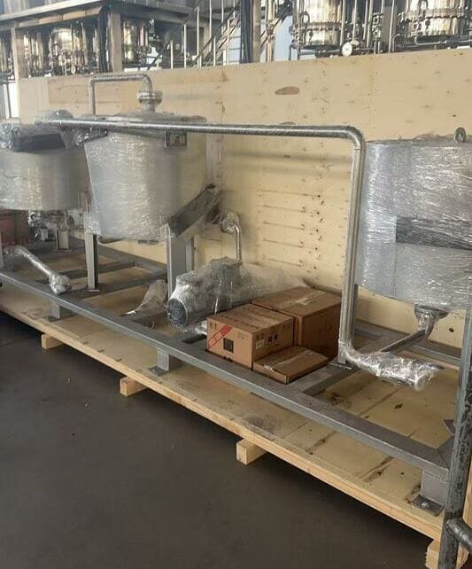 skid mounted heat exchangers and piped parts
