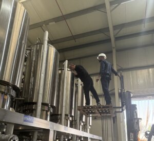 on site assessment of interior carbonized residue to proceed with deep solvent washing