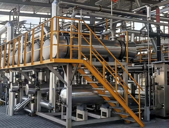 membrane pervaporation technology combines with heavy distillation